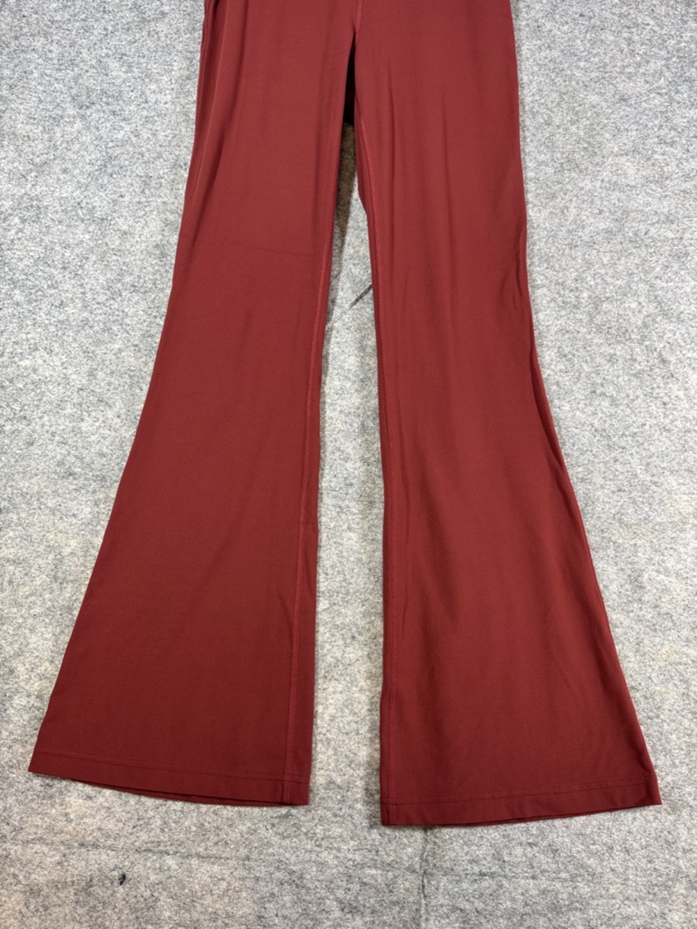 Lululemon Groove Super High Rise Flared Leg Pants Burgundy Size 8 Yoga Pants Gym - Picture 8 of 14